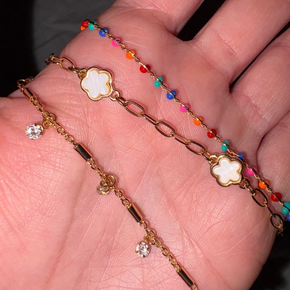 Boho ankle bracelet stack - Picture 3 of 3